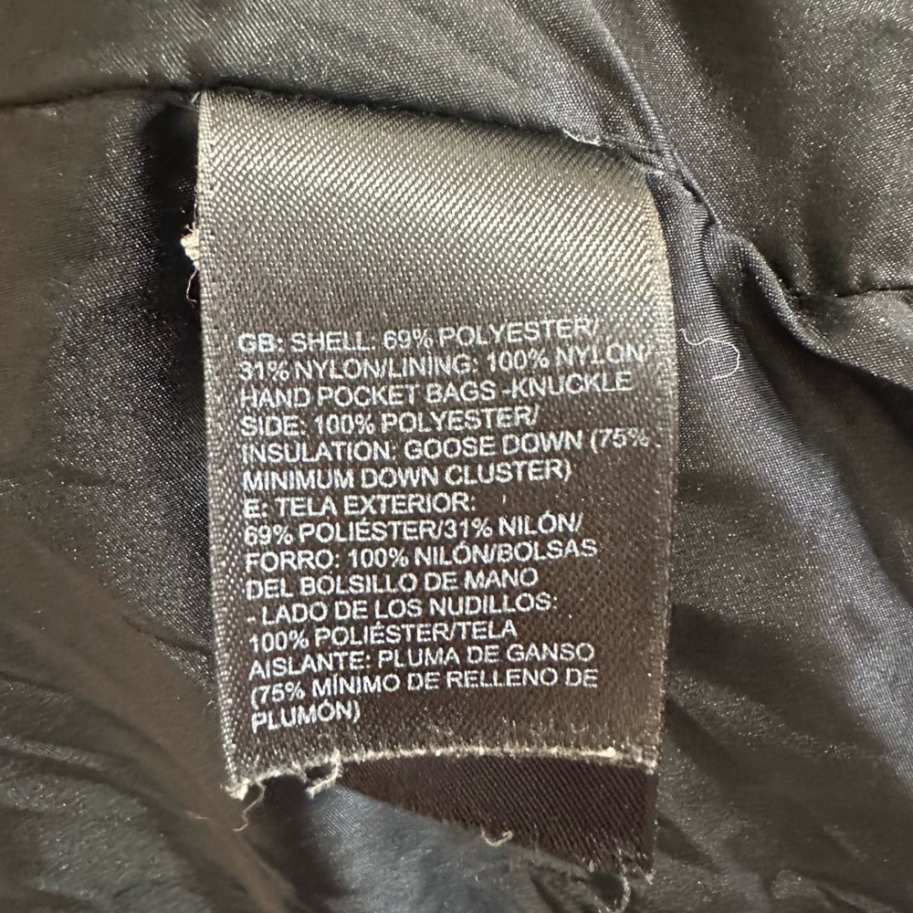 [SOLD] The North Face 600 Goose Down Jacket Women x-small Black Long Puffer Coat - Picture 6 of 7